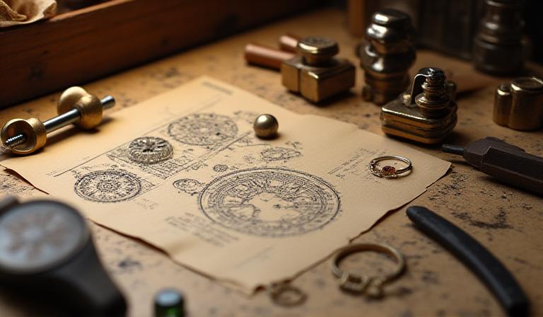 Il laboratorio orafo DecoLab Roma con attrezzi vintage